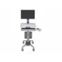 Ergotron WorkFit C-Mod Single LD Sit-Stand Workstation Cart 24-198-055 iki 27 colių