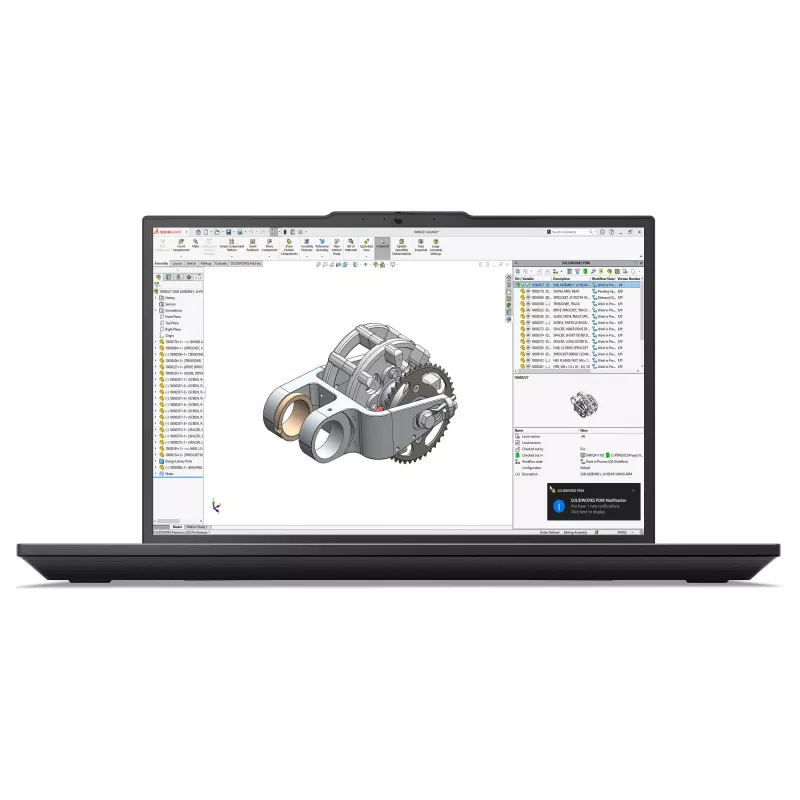 Lenovo ThinkPad P16v Gen 3 21RS004YGE 16 inch Mobile Workstation Core Ultra 7 255H RTX PRO 500 32GB 512GB Win 11 Pro