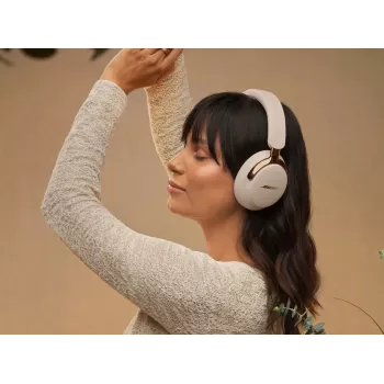 Bose QuietComfort Ultra Headphones 2nd Gen 890101-0500 – belaidžiai ANC, erdvinis garsas, 24h baterija, Cream