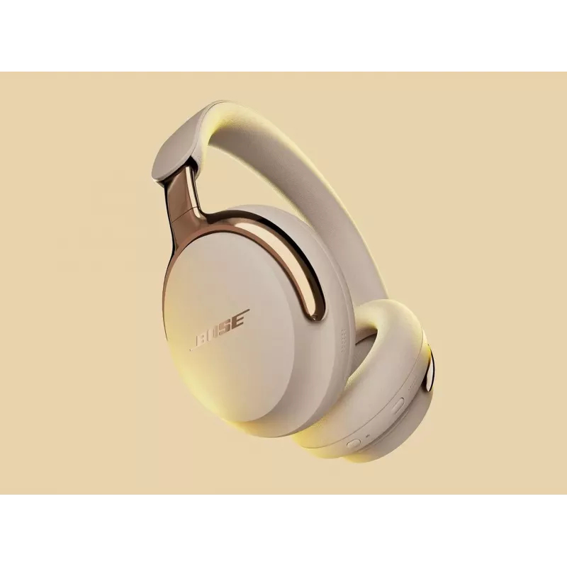 Bose QuietComfort Ultra Headphones 2nd Gen 890101-0500 – belaidžiai ANC, erdvinis garsas, 24h baterija, Cream