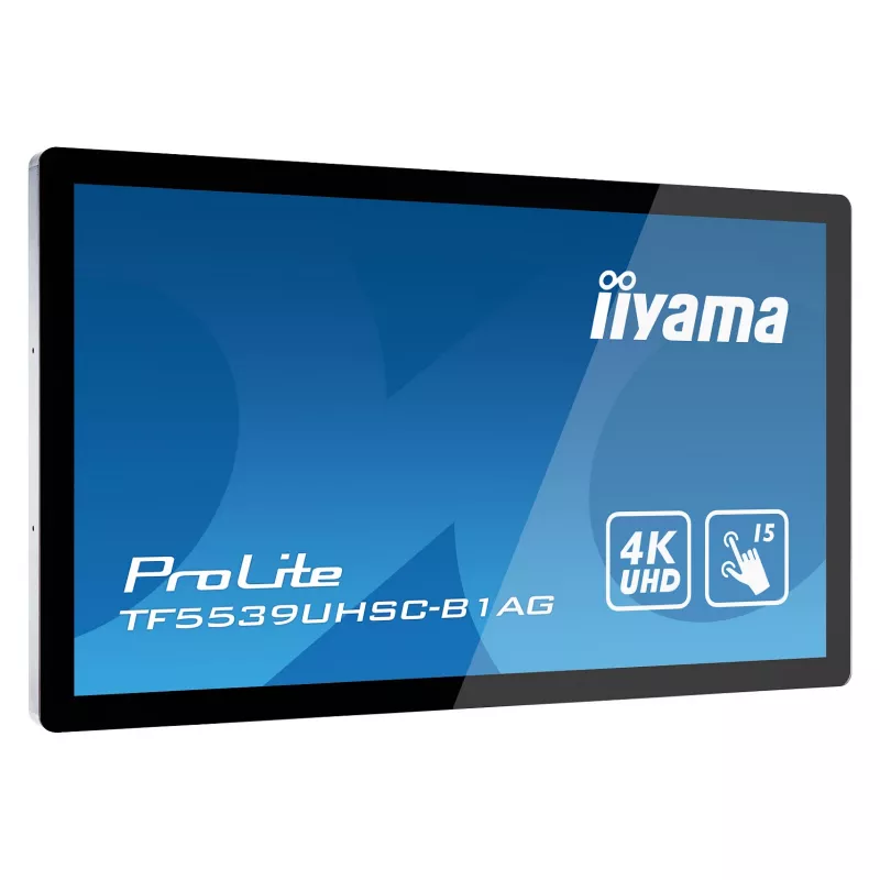 Iiyama ProLite TF5539UHSC-B1AG 55 colių 4K UHD PCAP 50 lietimų IPS LED monitorius juodas