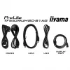 Iiyama ProLite TF5539UHSC-B1AG 55 colių 4K UHD PCAP 50 lietimų IPS LED monitorius juodas