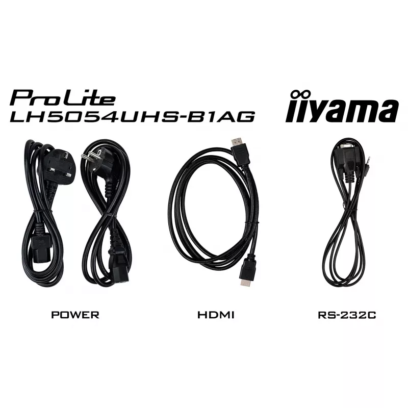 Iiyama ProLite LH5054UHS-B1AG 50 colių 4K UHD VA komercinis reklaminis ekranas 24/7 Android