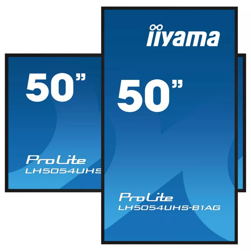 Iiyama ProLite LH5054UHS-B1AG 50 colių 4K UHD VA komercinis reklaminis ekranas 24/7 Android