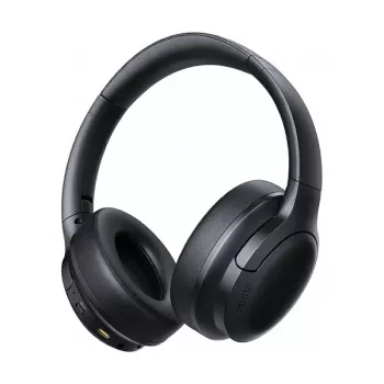 Baseus Bass BH1 Lite belaidės ausinės ant galvos su Bluetooth, ENC mikrofonu, USB-C, 40h veikimo, juodos spalvos A0203C00