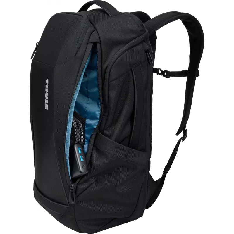 Thule Accent Kuprinė 28L - Juoda - 16 colių skyrius nešiojamam kompiuteriui - Perdirbtas poliesteris