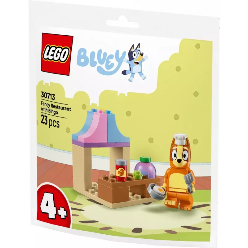 LEGO Bluey 30713 Fancy Restaurant su Bingo mini-konstrukcijomis polietileniniame maišelyje