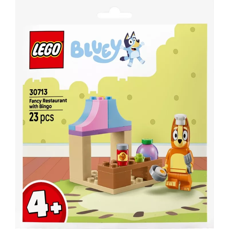 LEGO Bluey 30713 Fancy Restaurant su Bingo mini-konstrukcijomis polietileniniame maišelyje
