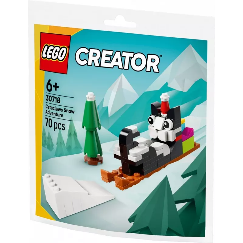 LEGO Creator 30718 Cataclaws Snow Adventure Polybag 60 dalių 3-in-1 konstravimo rinkinys