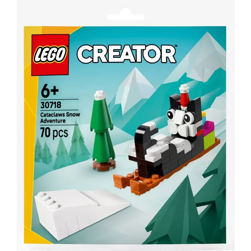 LEGO Creator 30718 Cataclaws Snow Adventure Polybag 60 dalių 3-in-1 konstravimo rinkinys
