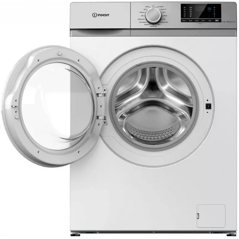 Indesit IMA630EE Skalbimo mašina, 6kg, 1000 aps./min., energijos klasė D, gylis 45 cm, balta