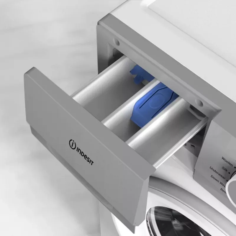 Indesit IMA630EE Skalbimo mašina, 6kg, 1000 aps./min., energijos klasė D, gylis 45 cm, balta
