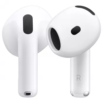 “Apple AirPods 4-osios kartos tikrai belaidės ausinės su MagSafe įkrovimo dėklu - balta (MXP63LL/A)”