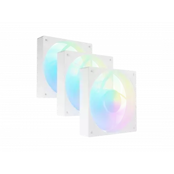Fury SAI S12 ARGB PWM White 3-Pack Fan Set