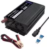 Qoltec Intelligent Professional Monolith Battery Charger for LiFePO4 AGM GEL SLA Batteries | 40A | 12V