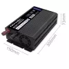 Qoltec Intelligent Professional Monolith Battery Charger for LiFePO4 AGM GEL SLA Batteries | 40A | 12V