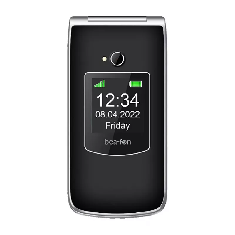 Bea-fon Silver Line SL605 Feature Phone Dual-SIM Black Silver