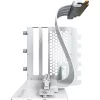 MONTECH Vertikalus GPU montavimo rinkinys PCIe 4.0 lanksčiu kabeliu Baltas 20cm