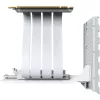 MONTECH Vertikalus GPU montavimo rinkinys PCIe 4.0 lanksčiu kabeliu Baltas 20cm