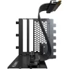 MONTECH Vertikalus GPU montavimo rinkinys PCIe 4.0 lanksčiu kabeliu juodas 20cm