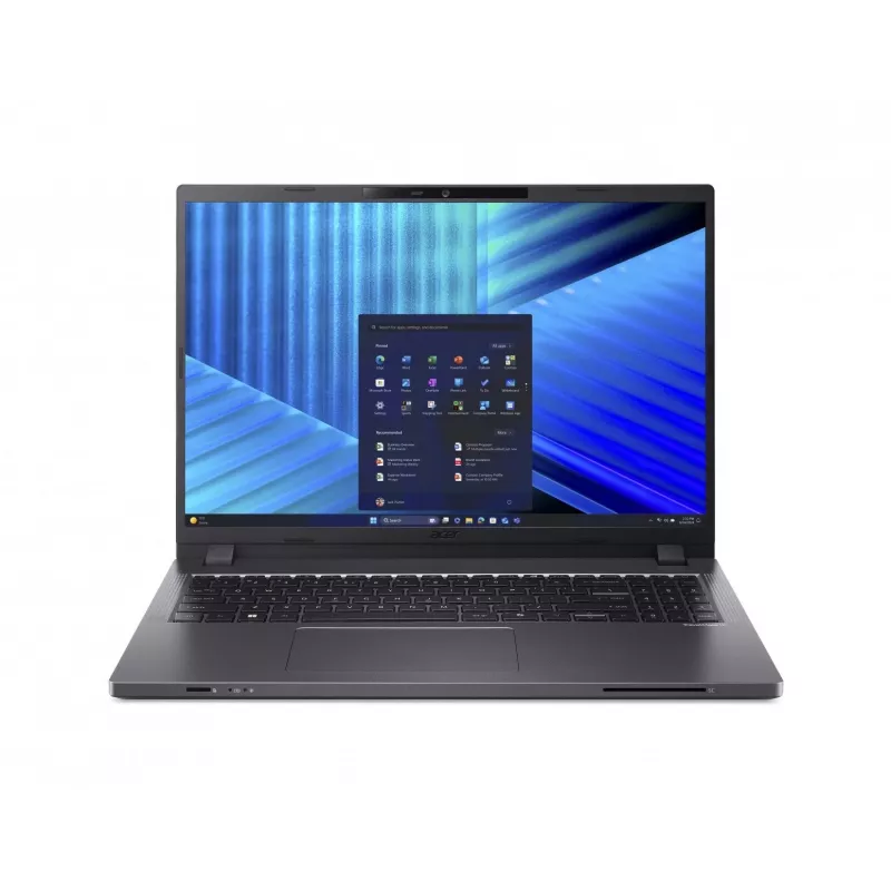Acer TravelMate P2 TMP216-71-G3-TCO 16 inch WUXGA IPS nešiojamas kompiuteris Intel Core Ultra 5 125H 16GB RAM 512GB SSD Windows 11 Pro pirštų atspaudų skaitytuvas išmaniosios kortelės skaitytuvas 3 metų On-Site NBD
