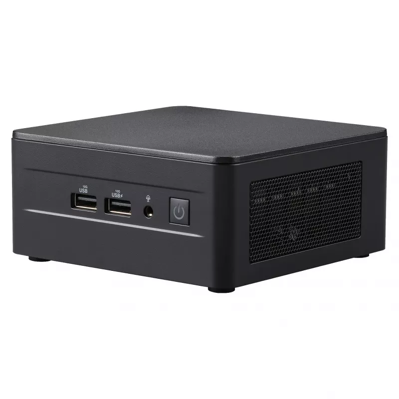 ASUS NUC 13 Pro Tall Kit RNUC13L3HV500000I - Barebone - Mini-PC - Intel Core i5-1350P - Be RAM - Be atminties - Intel Iris Xe Graphics - Wi-Fi 6E - Bluetooth 5.3 - 2.5GbE - vPro - Juoda