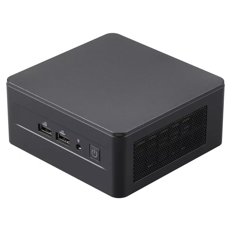 ASUS NUC 13 Pro Tall Kit RNUC13L3HV500000I - Barebone - Mini-PC - Intel Core i5-1350P - Be RAM - Be atminties - Intel Iris Xe Graphics - Wi-Fi 6E - Bluetooth 5.3 - 2.5GbE - vPro - Juoda