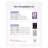 Inateck klaviatūros dėklas su jutikliniu kilimėliu, skirtas iPad Pro 11 colių ir iPad Air 10,9 colių (4/5 kartos), QWERTZ išdėstymas, juoda
