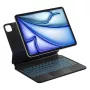 Inateck klaviatūros dėklas su jutikliniu kilimėliu, skirtas iPad Pro 11 colių ir iPad Air 10,9 colių (4/5 kartos), QWERTZ išdėstymas, juoda