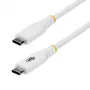 StarTech.com 2m USB-C į USB-C įkrovimo laidas 240W PD silikoniniu apvalkalu, tvirtas (S2CEPR2MW-USB-CABLE)