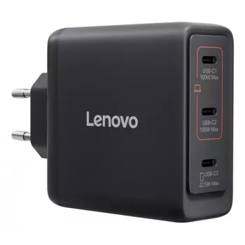Lenovo Multi-Port USB-C 100W GaN Charger Black - EU