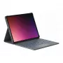 Inateck klaviatūra, skirta iPad Air 13 colių / iPad Pro 12,9 colių, QWERTZ išdėstymas, kosminė pilka, Bluetooth 5.2, su foniniu apšvietimu ir jutikliniu kilimėliu