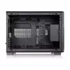 Thermaltake TR200 WS Super Mini Tower Case, Black/Wood, Tempered Glass