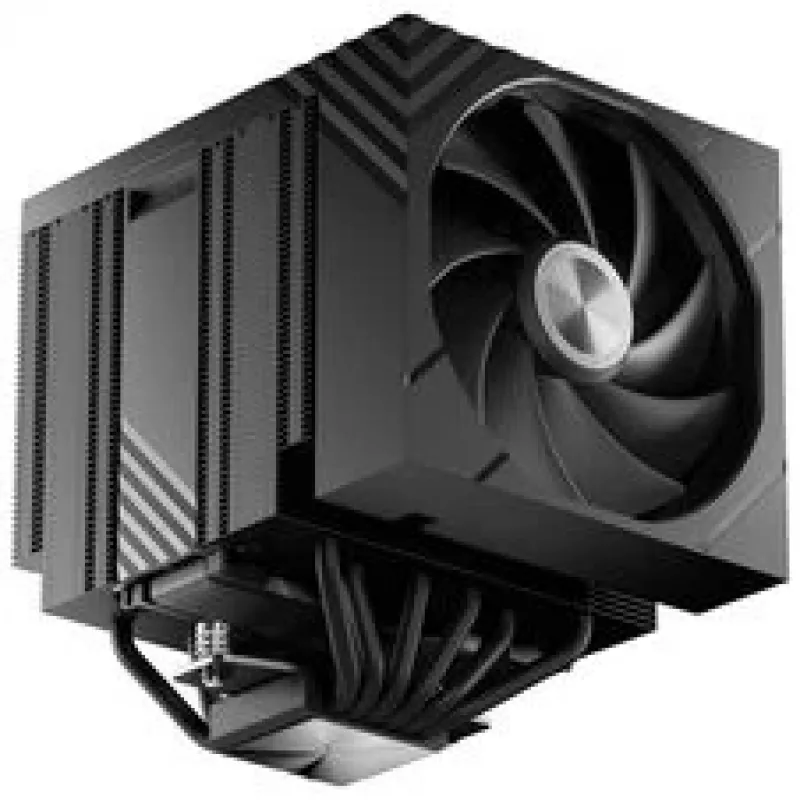 TRYX TURRIS T620 CPU Air Cooler, Dual-Tower, su 5 colių ekranu - 140mm, juodos spalvos