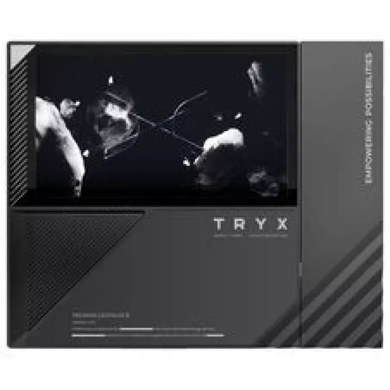TRYX TURRIS T620 CPU Air Cooler, Dual-Tower, su 5 colių ekranu - 140mm, juodos spalvos
