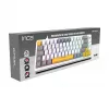 INCA Gaming Keyboard RGB Red Switch USB Mechanical 2.00m White (IKG-457)