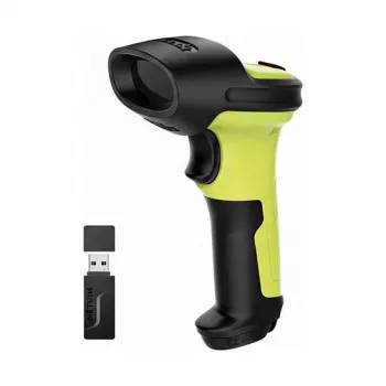 Inateck BCST-72 Green 1D Bluetooth brūkšninių kodų skaitytuvas su įkrovimo stotele