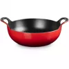 Le Creuset ketaus balti indas troškintuvas 24 cm vyšninė raudona