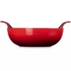 Le Creuset ketaus balti indas troškintuvas 24 cm vyšninė raudona