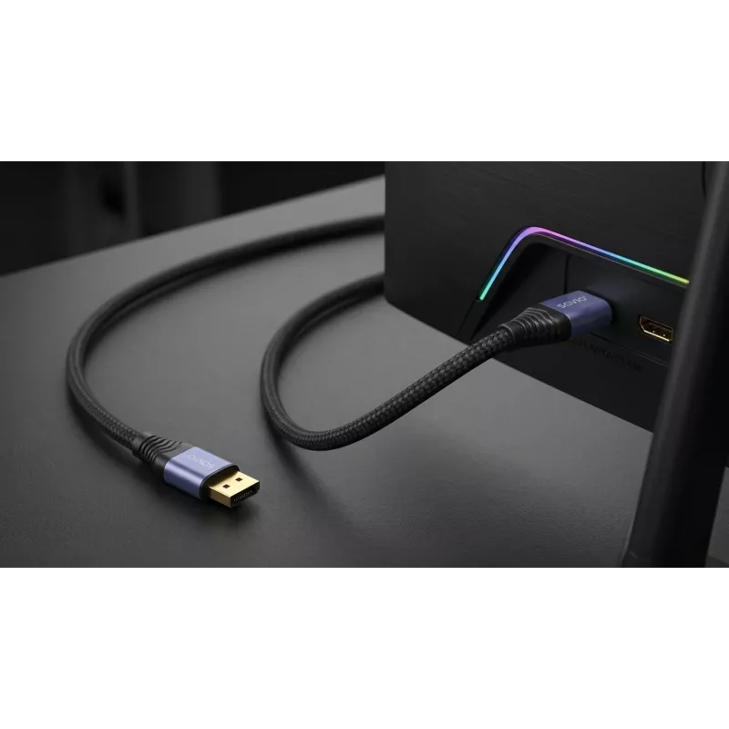 SAVIO CL-211 DisplayPort 2.1 laidas 3m juodas