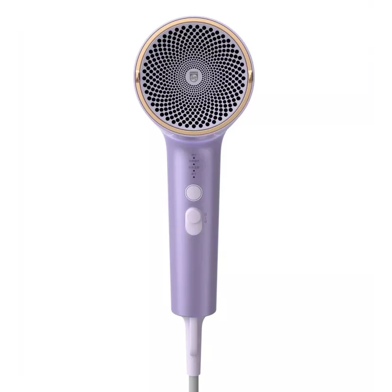 Philips Hair Dryer BHD723/10 Series 7000 1800W Digital Motor SenseIQ Technology Matte White with Rose Gold