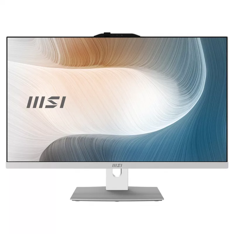 MSI Modern AM272P 1M-1236AT 27 colių viskas viename kompiuteris, Intel Core 7 150U, 16 GB RAM, 512 GB SSD, Windows 11 Home, balta