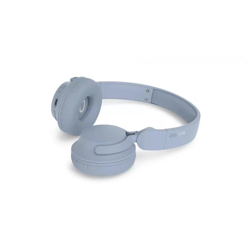 Philips TAH4000LB/00 belaidės ausinės ant ausų su Bluetooth 5.0, 32 mm tvarkyklėmis, 20 h veikimo laiku, USB-C, mėlyna