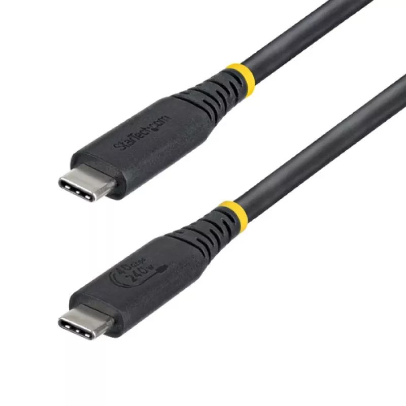 StarTech.com 0,5 m USB4 laidas USB-C į USB-C 40Gbps 100W juodas