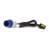 APC maitinimo laidas - IEC 60309 16A (M) į IEC 60320 C19 - 16 A - 3,0 m - Užrakinamas - Juodas - skirta P/N: SMT2200I-AR, SMT2200R2I-AR, SMT3000I-AR, SMT3000R2I-AR, SRT1500XLI, SRT2200XLI-KR (AP8758)