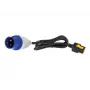 APC maitinimo laidas - IEC 60309 16A (M) į IEC 60320 C19 - 16 A - 3,0 m - Užrakinamas - Juodas - skirta P/N: SMT2200I-AR, SMT2200R2I-AR, SMT3000I-AR, SMT3000R2I-AR, SRT1500XLI, SRT2200XLI-KR (AP8758)
