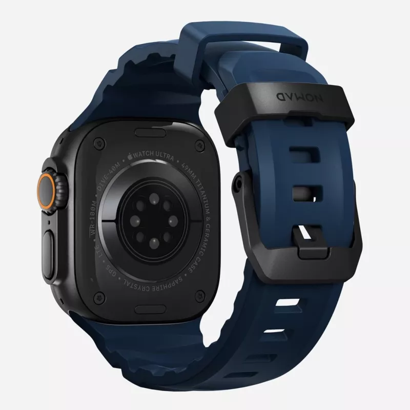 NOMAD Rocky Point Band, skirtas Apple Watch 46mm/49mm, Navy/Black