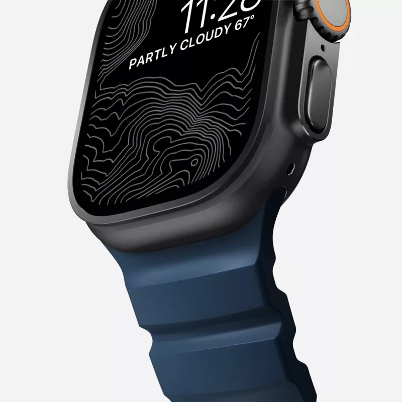 NOMAD Rocky Point Band, skirtas Apple Watch 46mm/49mm, Navy/Black