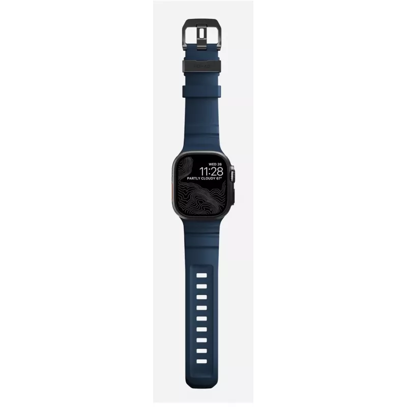 NOMAD Rocky Point Band, skirtas Apple Watch 46mm/49mm, Navy/Black