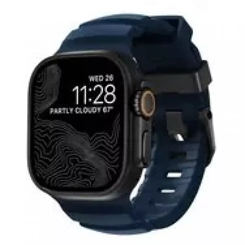 NOMAD Rocky Point Band, skirtas Apple Watch 46mm/49mm, Navy/Black